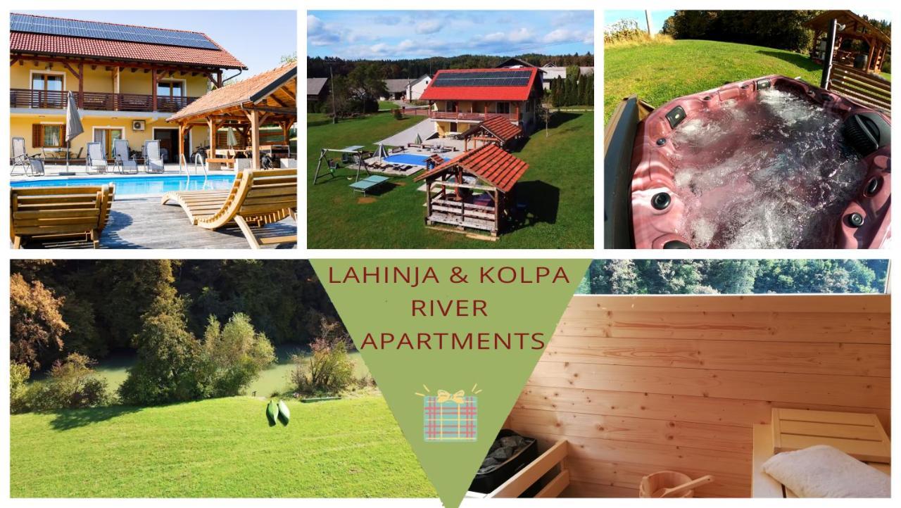 Lahinja&Kolpa river apartments Metlika Bagian luar foto